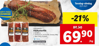 Lidl Fläskytterfilé erbjuda
