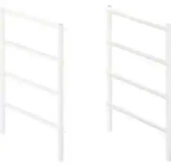 Hornbach Stativgavlar elfa 440x535mm med 4 skenor vit, 2 styck, 200413 erbjuda