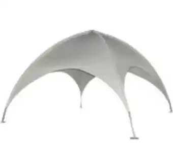 Paviljong leco kupoltält 5x5x3,50m ljusgrå