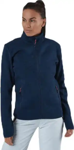 Sportamore Maleo melange fleece jacket blue erbjuda