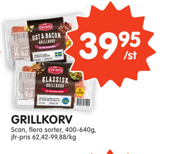 Tempo Grillkorv erbjuda