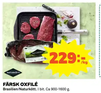Coop Färsk oxfile 1kg erbjuda