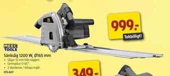 Jula Sänksåg 1200 W, Ø165 mm erbjuda