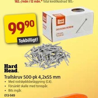 Jula Trallskruv 500-pk 4,2x55 mm erbjuda