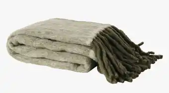 Hemtex Pläd mossgrön erbjuda