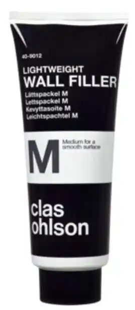 Clas Ohlson Lättspackel för inomhusbruk erbjuda