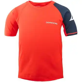 Outnorth Surf kids ss uv top 2 tile orange erbjuda
