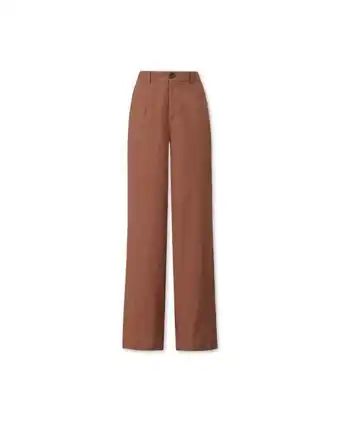 Byxor cleo linen pants brun