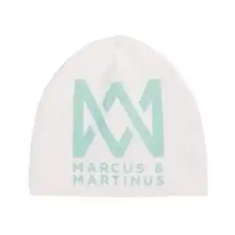 Mössa med logo aqua, marcus & martinus
