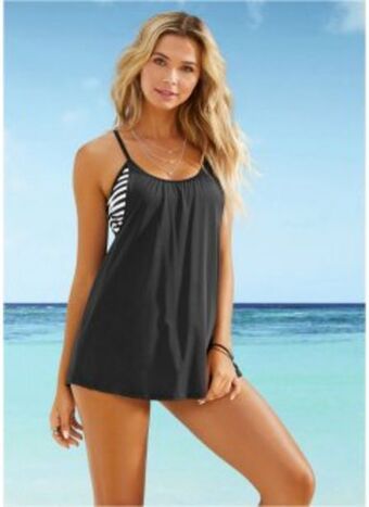 Bonprix Lång tankini (2 delar) erbjuda