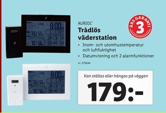 Lidl Trådlös väderstation erbjuda