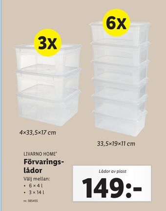 Lidl Förvaringslådor erbjuda