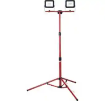 Hornbach Strålkastare malmbergs pollux led 2x20w med teleskopstativ max. höjd 1628mm ip54 erbjuda