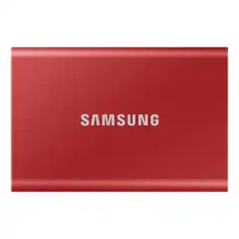 Bärbar ssd t7 usb 3.2 500gb (röd)