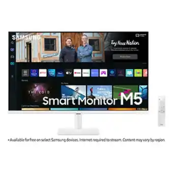 Samsung 32" smart monitor m5 (2022) erbjuda