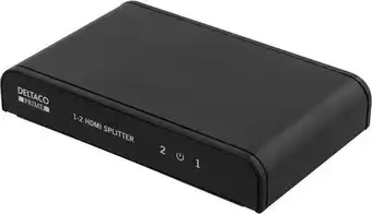 Inet Deltaco hdmi-splitter 1 till 2 enheter erbjuda
