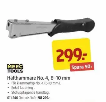 Häfthammare no. 4, 6-10 mm