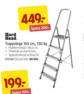Jula Trappstege 165 cm, 150 kg erbjuda