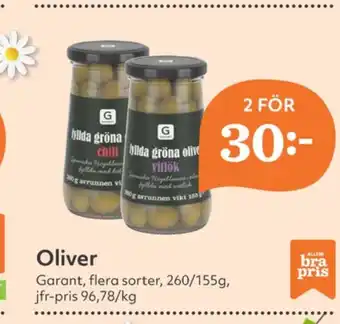 Hemköp Garant oliver erbjuda