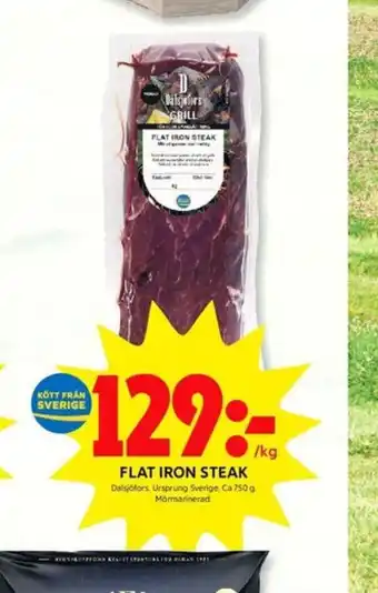 Dalsjöfors flat iron steak