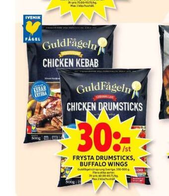 Guldfågeln kycklingnuggets