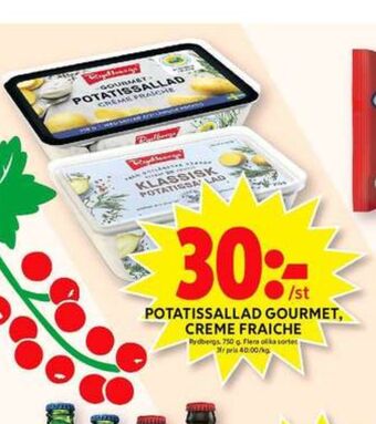 ICA Maxi Rydbergs potatissallad erbjuda