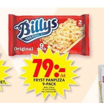 ICA Maxi Billys pizza erbjuda
