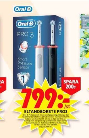 ICA Maxi Braun oral-b eltandborste erbjuda