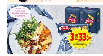 ICA Maxi Barilla spaghetti erbjuda