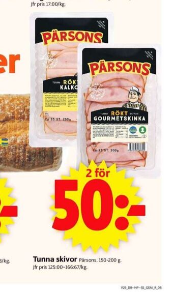 ICA Supermarket Pärsons kalkon erbjuda