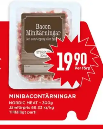 Willys Nordic meat bacontärningar erbjuda
