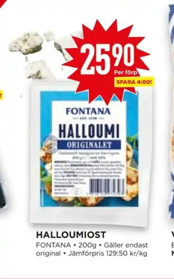 Willys Hemma Fontana halloumi erbjuda