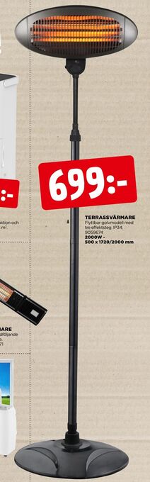 Jem&Fix Terrassvärmare erbjuda