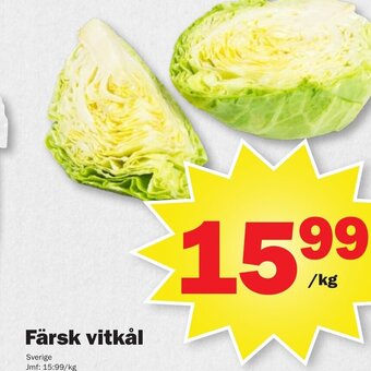 Pekås Färsk Vitkål erbjuda