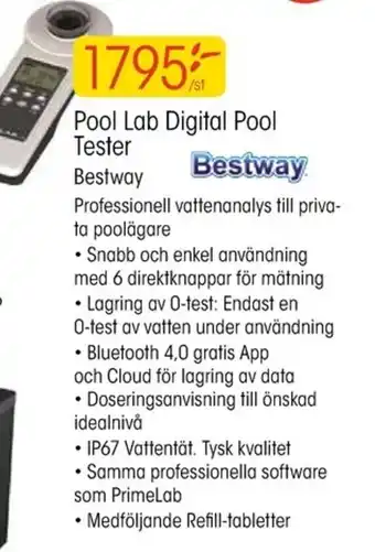 EKO Pool Lab Digital Pool Tester erbjuda