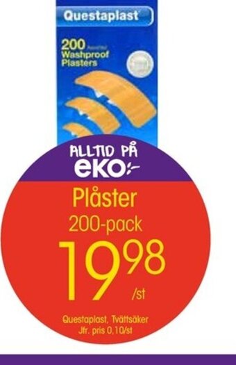 EKO Plåster 200 pack erbjuda
