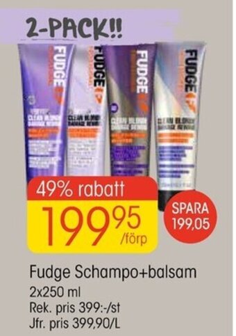 EKO Fudge Schampo+ Balsam erbjuda