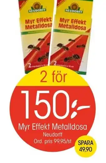 EKO Myr Effekt Metalldosa erbjuda