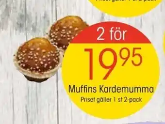 Muffins Kardemumma
