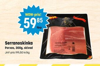 Eurocash Serranoskinka erbjuda