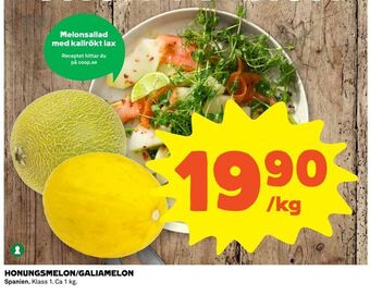 Coop Extra Honungsmelon/galiamelon erbjuda