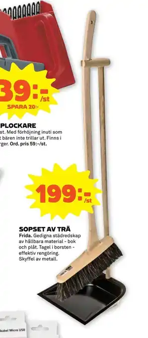 Coop Forum Sopset av trä erbjuda