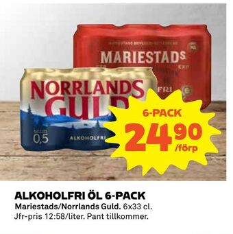 Coop Daglivs Alkoholfri öl 6-pack erbjuda