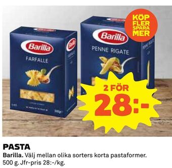 Coop Daglivs Pasta erbjuda