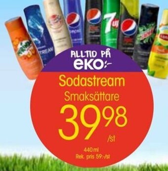 EKO Sodastream smaksättare erbjuda