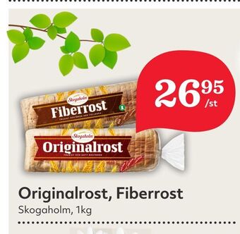 Hemköp Originalrost, Fiberrost erbjuda