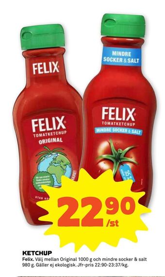 Stora Coop Ketchup erbjuda