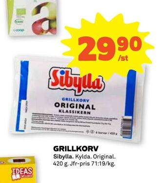 Stora Coop Grillkorv erbjuda