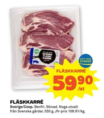 Stora Coop Fläskkarré erbjuda