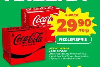 Coop Forum LÄSK 6-PACK erbjuda